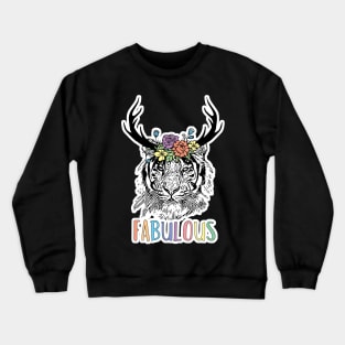 Fabulous Tiger Crown Crewneck Sweatshirt